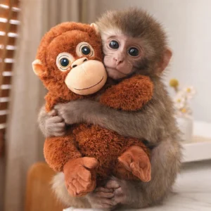Adorable Orangutan 66 cm Plush Soft Toy – Inspired by Japan’s Viral Monkey “Punch” Macaque | Cozy Gift Idea